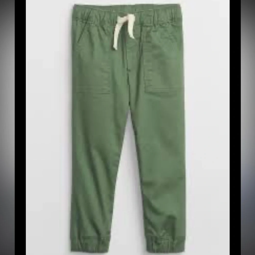 Gap Boys Utility Pull-On Jogger Pants Green Size 4